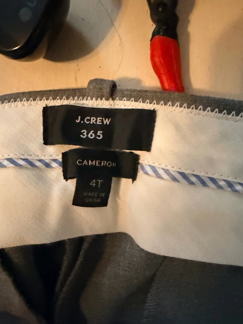 NWOT J. Crew Gray Straight-Leg Dress Pants sz 4 tall